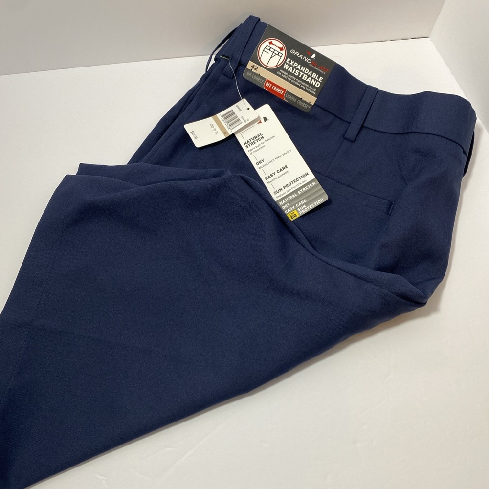 Grand Slam Performance Expandable Waistband Men's Golf‎ Shorts Size 42 UPF 50 G1